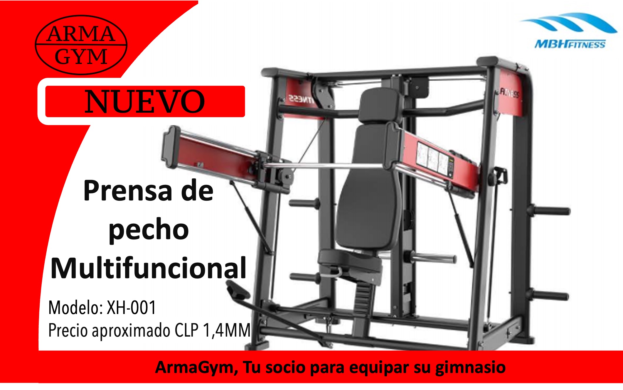 Prensa de pecho Multifuncional